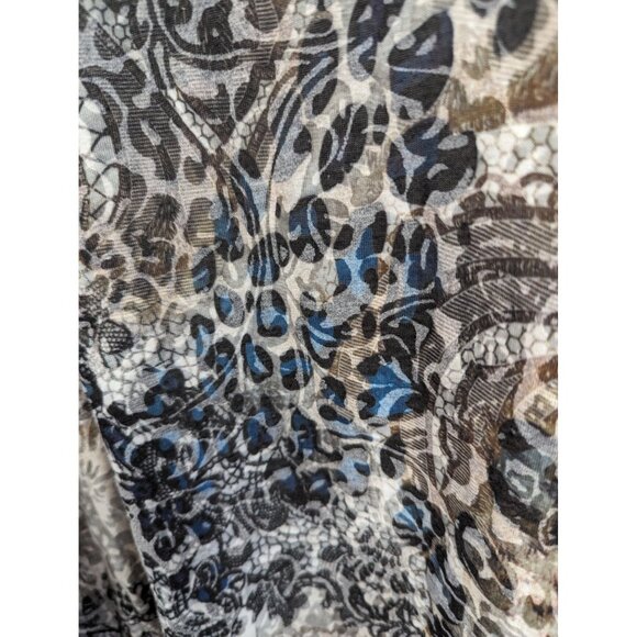 Kaktus Jacket Coverup Open Front Jacket Size L Animal Print - Picture 3 of 6